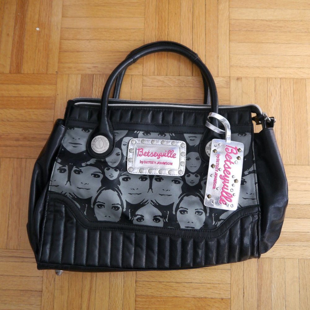 Betsey Johnson Betseyville Girl Faces Purse